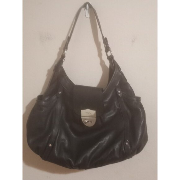 LAUREN RL EST. 1967 Shoulder / Handbag Black Leather Lauren Ralph Lauren Polo - Picture 1 of 14